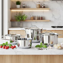 EXCELLENT HOUSEWARE Sada nádobí nerez EXCELLENT 7 ks KO-170422650