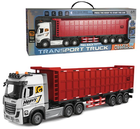 1:24 Kovový Kamion  s návěsem pro sypké materiály