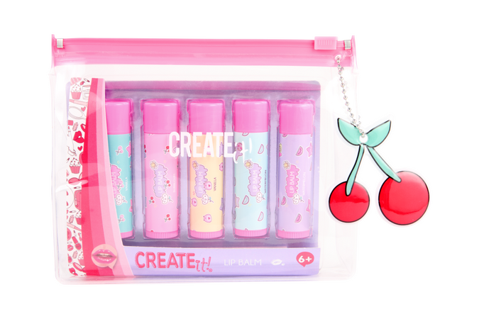 Balzám na rty v taštice 5 ks Create it!