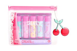 Balzám na rty v taštice 5 ks Create it!