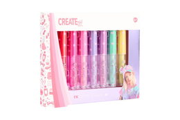 Lesk na rty voňavý s třpytkami 5 ks Creat it!