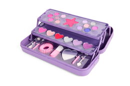 Kazeta růžová s líčením v kovové krabičce rozkládací Creat it!