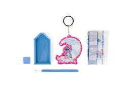 Diamantové malování přívesek na klíče Stitch