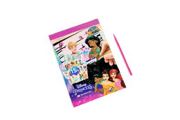 Kniha vyškrabávacích obrázků Disney Princezny A5