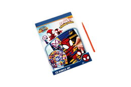 Kniha vyškrabávacích obrázků Spidey A5