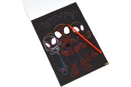 Kniha vyškrabávacích obrázků Spidey A5