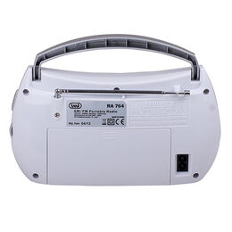 Radiopřijímač Trevi, RA 764 WH, FM/AM, manuální ladění, 230 V/ baterie 4xC