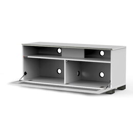 Skříň pod TV Meliconi, 500402, nastavitelná výška, skleněná dvířka, šířka 120
cm, nosnost 35 kg