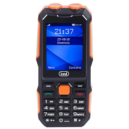 Mobilní telefon Trevi, FORTE 70, bluetooth, 2,4" LCD displej, vstup micro SD,
GSM/GPRS