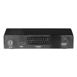 Set-top box Trevi, HE 3377 T2, HD DVB-T2/HEVC, HDMI, USB, Scart, dálkové
ovládání, 100-240 V 50 / 60 Hz
