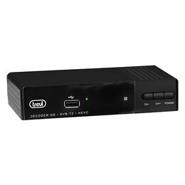 Set-top box Trevi, HE 3377 T2, HD DVB-T2/HEVC, HDMI, USB, Scart, dálkové
ovládání, 100-240 V 50 / 60 Hz