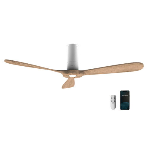Ventilátor Cecotec, 8237, EnergySilence 5400, stropní, DC motor, průměr 52", 3
lopatky, Wi-Fi, 6 rychlostí, dálkové ovládání, 40 W