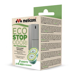 Pohlcovač pachů do lednice Meliconi, 621030, 2 ks, ůčinnost až 90 dní, s
přírodími mořskými řasami, Made in italy
