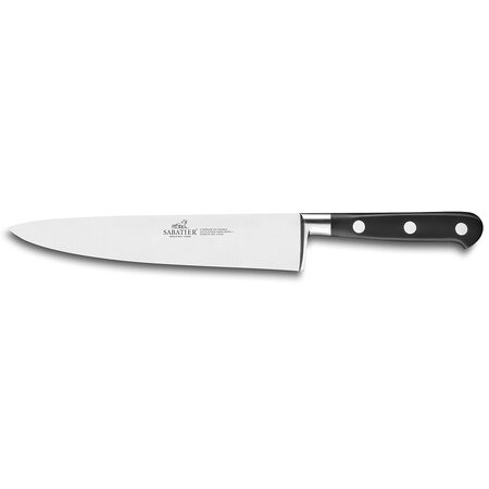 Nůž Lion Sabatier, 800480, Ideal inox, kuchyňský Chef nůž, 20 cm, nerez ocel,
plně kovaný, nerez nýty, POM rukojeť