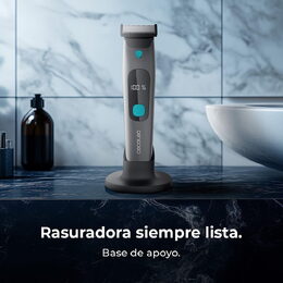 Holící stojek Cecotec, 100058, PrecisionCare OneShave, břity z nereové oceli, 3
nastavitelné vodící hřebeny, vodotěsný IPX7, digitální disp