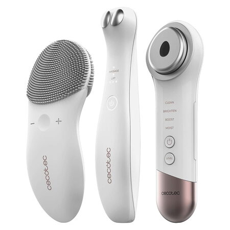 Péče na obličej Cecotec, 102502, FaceCare SkinRoutine, 3v1, čistící prostředek,
proti tmavým kruhům, masážní přístroj, 3.7 V, 500 mAh / 3.7