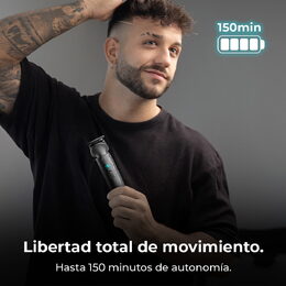 Zastřihovač Cecotec, 4458, PrecisionCare Samurai Profiling, vlasů a vousů,
keramické čepele, 6500 ot./min., 4 vodící hřebeny, 2000 mAh lith