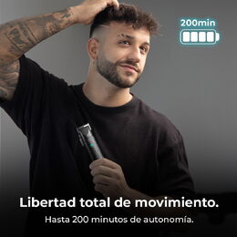 Zastřihovač Cecotec, 4455, PrecisionCare Samurai Clipper, pro vlasy, čepele z
nerezové oceli, 6500 ot./min., 3 vodící hřebeny, kabelové neb