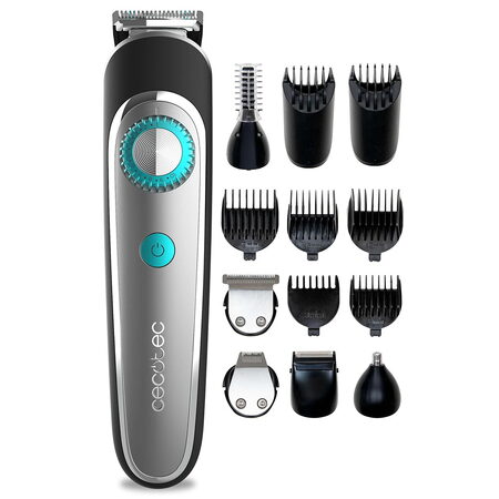 Zastřihovač Cecotec, 100059, PrecisionCare Multigrooming, 6v1, 6 vyměnitelných
hlav, vodotěsný IPX7, příslušenství