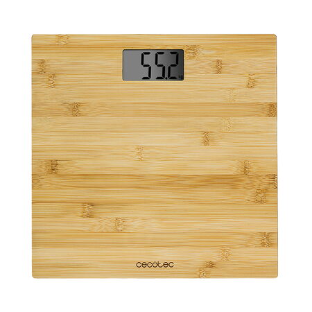 Osobní váha Cecotec, 4087, Surface Precision 9300 Healthy, 30 x 30 cm, kg/lb,
LCD displej, bambusové dřevo, 1 x CR2032