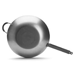 WOK pánev de Buyer, 5617.40, MINERAL B, WOK, zaoblený, průměr 40 cm, ouško a
rukojeť