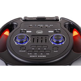Reproduktor Trevi, XF 1400 KB, párty, přenosný, MP3 přehrávač, TWS, LED displej,
dálkové ovládání, dynamický mikrofon, 100 W