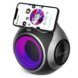 Reproduktor Trevi, XR 8A 202 BK, přenosný, Bluetooth, TWS, IPX5, podpora USB a
Micro SD, 20 W