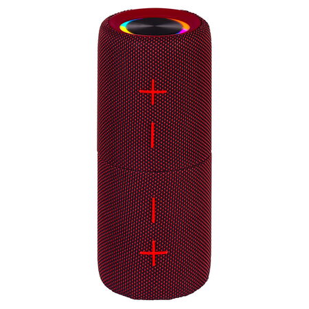 Reproduktor Trevi, XR 8A44 RD, přenosný, bezdrátový, voděodolnost IPX5,
Bluetooth, podpora Micro SD, 2 x 10 W