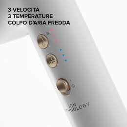 Fén na vlasy Bellissima, 11918, GEMINI, digitální motor, s otočným systémem, 3
teploty, 3 rychlosti, funkce paměti, 1400 W