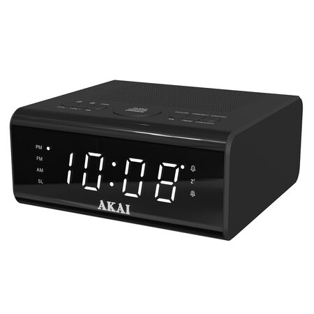 Radiobudík AKAI, ACR-2010, LED displej, Snooze, duální alarm, FM/AM, časovač,
funkce stmívání, 1,6 W