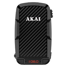 Transmiter AKAI, FMT-C14BT, držák telefonu s FM vysíláčem, BT, Hands-Free, FM,
USB, 1 W