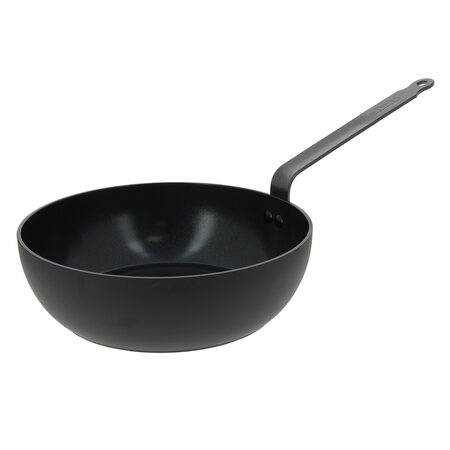 Nepřilnavá pánev de Buyer, 8228.28 CERANOA, hluboká, nepřilnavá keramická,
hliník, vysoká odolnost, černá, 28 cm