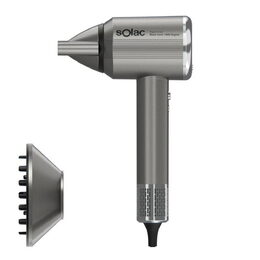 Fén na vlasy Solac, SB7950 Ionic, bezkartáčový digitální motor, 9 kombinací
teplot, funkce paměti, ION-POWER, 1600 W