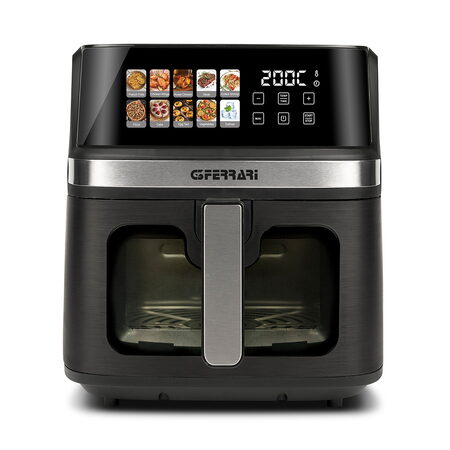 Fritéza G3Ferrari, G1021200 Friggisano, horkovzdušná, 8 L, nastavitelná teplota,
digitální displej, 10 přednastavených programů, časovač, 1