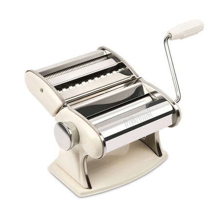 Strojek na těstoviny Girmi, IM9201, mechanický, ruční, bezpečnostní svorka, 7
stupňů nastavení síly těsta, tělo z nerez oceli