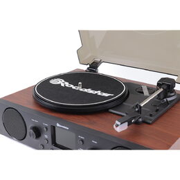 Gramofon Roadstar, TTR-7850ED+BT, bluetooth, DAB/DAB+/FM, gramofon 33/45/78
ot./min., USB, SD karta, 2,4" TFT barevný displej, 24 W PMPO