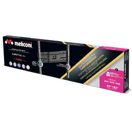 Držák TV Meliconi Slimstyle Plus 400S CG, pevný, pro úhlopříčky 40"-82", nosnost 50 kg - černý