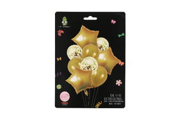 Sada balonek/balonky nafukovací párty 9ks 3 barvy v sáčku 13x18cm