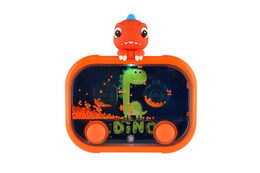 Vodní hra hlavolam svítící dinosaurus plast 13x14cm na baterie 4 druhy 12ks v boxu