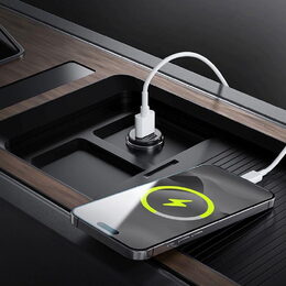 Nabíječka do auta Allity ACC-100-30WAC 30W 1xUSB, 1xUSB-C černá