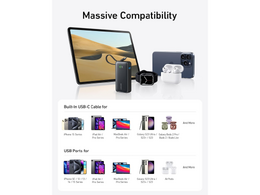 Powerbanka Anker 545 10000mAh, 30W s kabelem USB-C černá