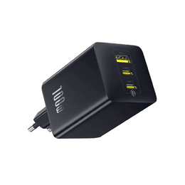 Nabíječka do sítě Baseus EnerFill FE11 100W 2xUSB-C, 1xUSB černá