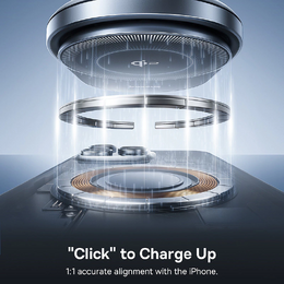 Držák do auta s bezdrátovým nabíjením Qi2 Baseus PrimeTrip VC1 Pro do ventilační mřížky černý