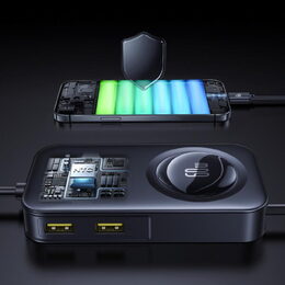 Nabíječka do auta Baseus PrimeTrip USB-C 1,5m 60W 3x USB, 3x USB-C černá