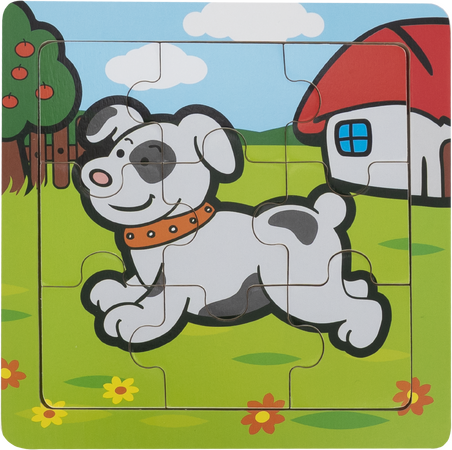 BABU - Edukativní puzzle - Pes