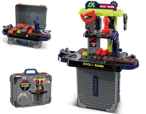 2v1 Malý kufr a dílna s nářadím