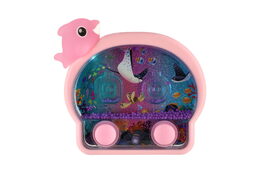 Vodní hra hlavolam svítící mořské zvířátko plast 13x12cm na baterie 4 barvy 12ks v boxu