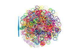 Udělej si svůj náramek - gumičky 600ks v sáčku 9x18cm