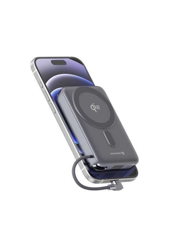 POWER BANK MagSafe Qi2 10000mAH SWISSTEN