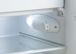 Lednice s mrazákem uvnitř - bílá - DOMO DO91128, Objem: 113 l *, Třída: E